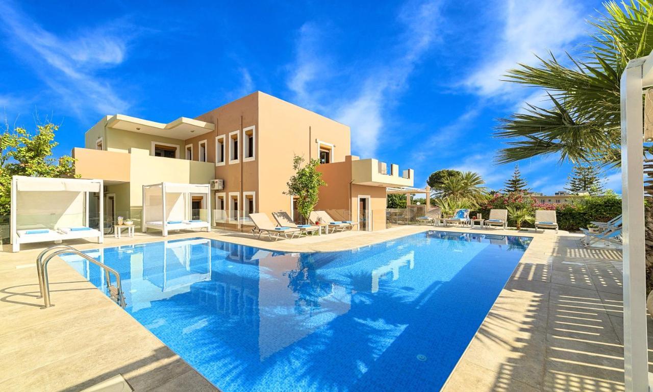 Island Villa Heated Pool Georgioupoli Eksteriør billede